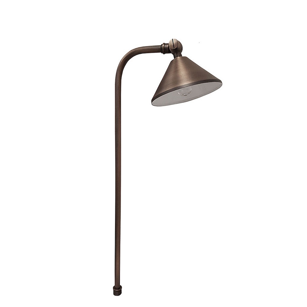 Low Voltage L Brass Path Light